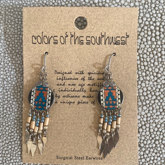 Colors of the Southwest Dangle Earrings - Picture 5 of 5